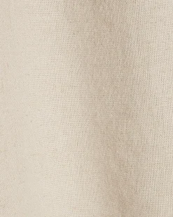 Beige Linen Blend Tie Side Tank Top