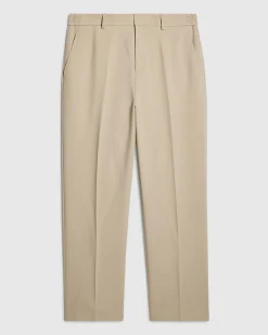 Beige Loose Fit Trousers