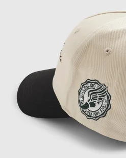 Beige Members Prive Badged Cap