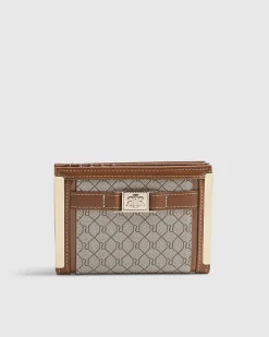 Beige Monogram Foldout Purse