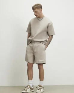 Beige Premium Regular Fit Sanctuaire Shorts