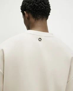 Beige RI Studio Cotton Blend Boxy T-Shirt