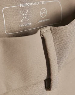 Beige Skinny Fit Trousers