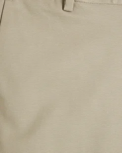 Beige Slim Fit Stretch Chino Trousers