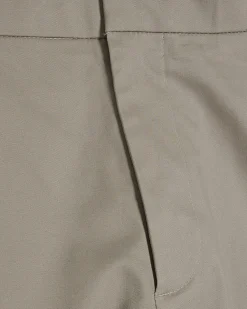Beige Slim Fit Stretch Chino Trousers