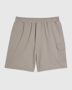 Biege Slim Fit Cargo Shorts