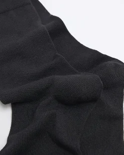 Black 5 Pack Ankle Socks