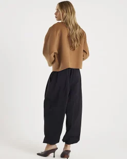 Black Balloon Trousers