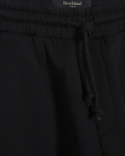 Black Barrel Fit Toggle Joggers