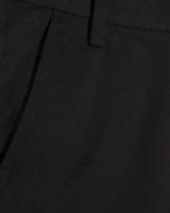 Black Barrel Fit Trousers