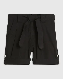 Black Belt Detail Shorts