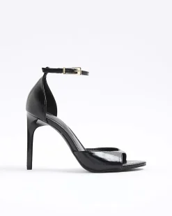 Black Closed Back Heels