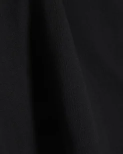 Black Cotton T-Shirt and Shorts Set