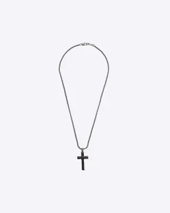 Black Cross Necklace