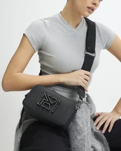 Black Crossbody Camera Bag