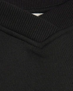 Black Cut Away Sweatshirt