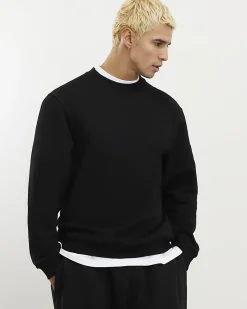 Black Essential Regular Fit Sweatshirt