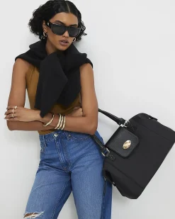 Black Flap Front Cabin Bag