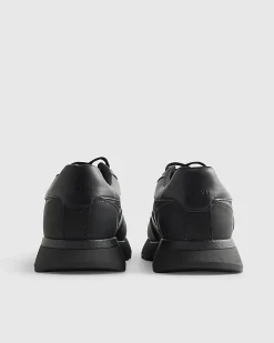 Black Monogram Runner Trainers