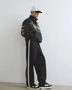 Black Motorcross Funnel Track Jacket