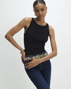 Black Multi Coloured Tank Top 3 Pack