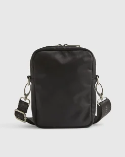 Black Nylon Cross Body Bag