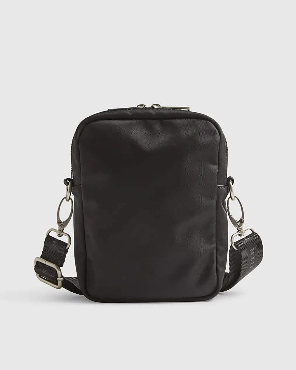 Black Nylon Cross Body Bag