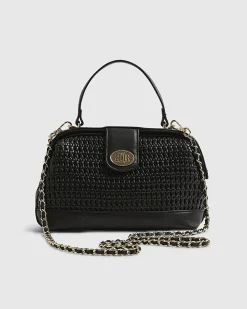 Black Open Weave Doctor Bag