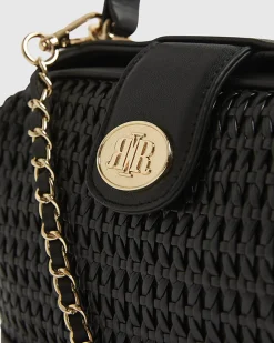 Black Open Weave Doctor Bag