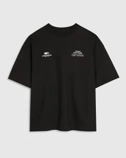 Black Oversized Cotton Sanctuaire T-Shirt