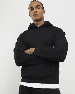 Black Oversized Fit Hoodie