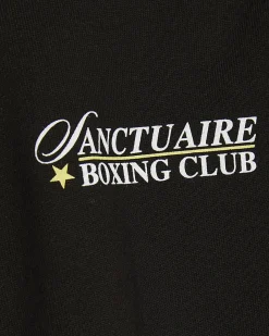 Black Oversized Fit Midweight Boxing T-Shirt