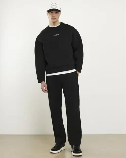 Black Oversized Premium Sweatshirt