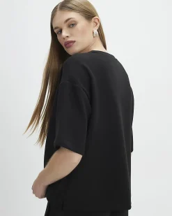 Black Premium Boxy T-Shirt