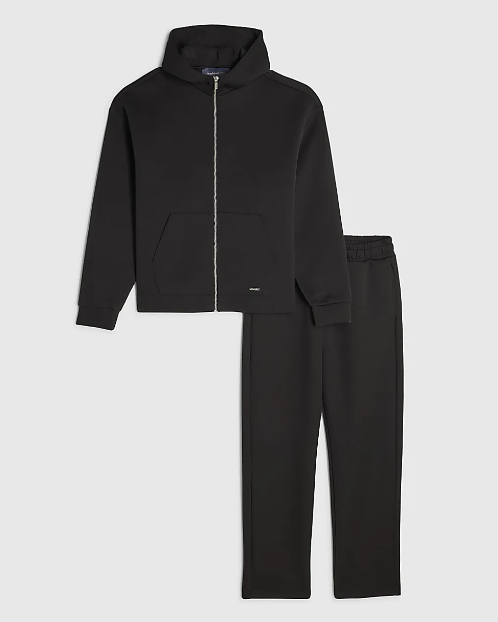 Black Premium Hoodie And Joggers Set