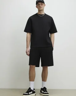Black Premium Regular Fit Sanctuaire Shorts