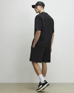 Black Premium Regular Fit Sanctuaire Shorts