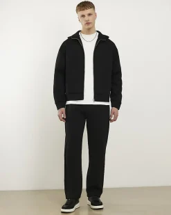 Black Premium Regular Fit Joggers