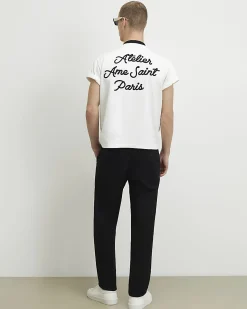 Black Regular Fit 5 Pocket Chino Trousers