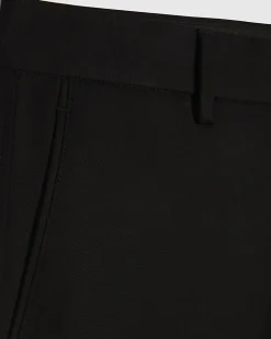 Black Regular Fit 5 Pocket Chino Trousers