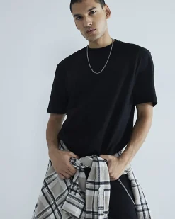 Black Regular Fit Crew Neck T-Shirts 3 Pack