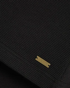 Black Regular Fit Lightweight Polo T-shirt
