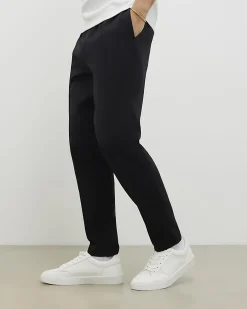 Black Regular Fit Premium Joggers