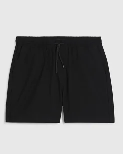 Black Regular Fit Shorter Length Shorts