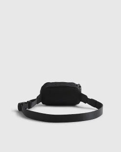 Black Ripstop Mini Crossbody Bag