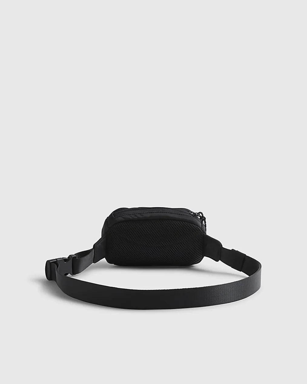 Black Ripstop Mini Crossbody Bag