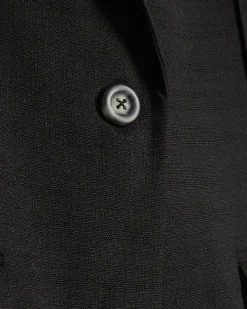 Black Short Sleeve Blazer