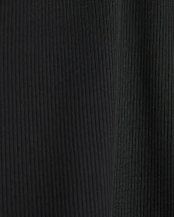Black Short Sleeve Lace Trim Ruched Top
