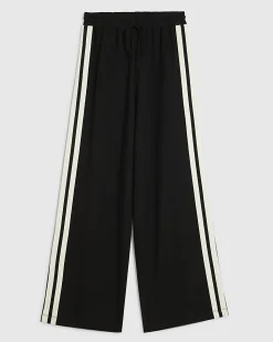 Black Side Tape Joggers