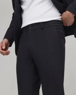 Black Skinny Comfort Stretch Suit Trousers